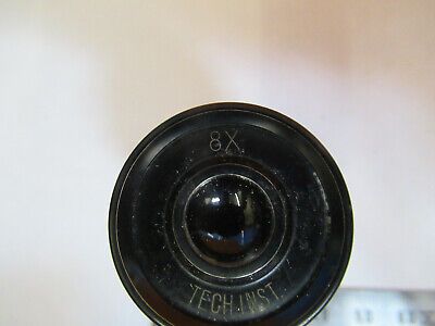 TECHNICAL INSTR. JAPAN EYEPIECE 8X LENS MICROSCOPE PART AS PICTURED #8Y-A-123