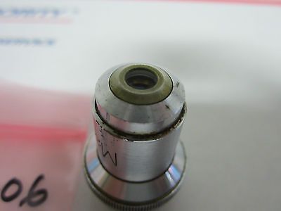 MICROSCOPE PART OBJECTIVE BLEEKER ZEIST M20 AS IS #1-05-06  BIN#1