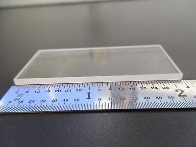 OPTICAL RECTANGULAR GLASS PLATE OPTICS AS PICTURED &A7-A-45