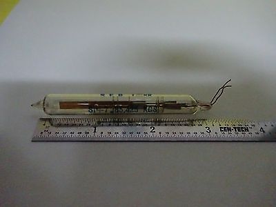 ANTIQUE QUARTZ RADIO CRYSTAL SFR GLASS ENVELOPE FREQUENCY CONTROL #W7-38