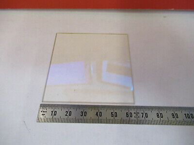 OPTICAL GLASS COATED FLAT SQUARE WINDOW OPTICS AS PICTURED #82-A-21