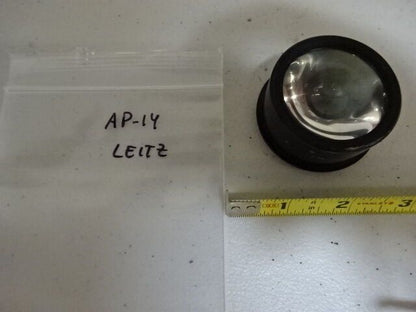 MICROSCOPE PART LEITZ GERMANY ILLUMINATOR LENS OPTICS  AS IS #AP-14