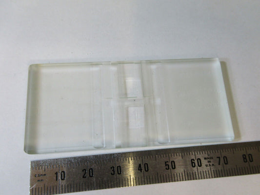 NEUBAUER GLASS SLIDE MICROSCOPE PART AS PICTURED &22-A-81