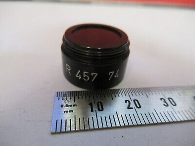 R457 BLUE LENS FILTER OPTICS MICROSCOPE PART AS PICTURED &B3-B-11