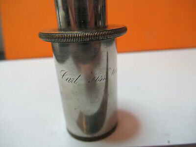 ANTIQUE ZEISS PROJ EYEPIECE OCULAR OPTICS MICROSCOPE PART AS PICTURED &P9-A-107