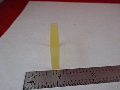 HEAVY GLASS L40 HIGH INDEX REFRACTION SQUARE OPTICAL LASER OPTICS AS IS &81-A-47