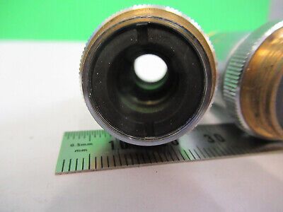 ASSORTED OBJECTIVES LENSES OPTICS LOT MICROSCOPE PART AS PICTURED Z1-A-34