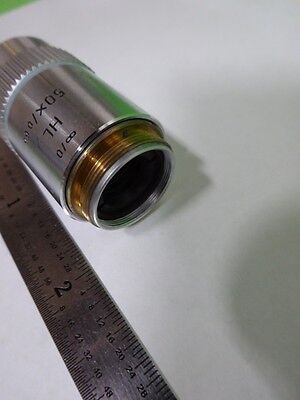 MICROSCOPE LEITZ GERMANY OBJECTIVE HL 50X PLAN INFINITY OPTICS AS IS BIN#72-53