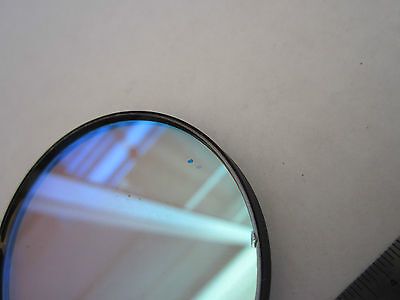 OPTICAL FILTER LENS [some voids on coating] LASER OPTICS DWR#1B iv