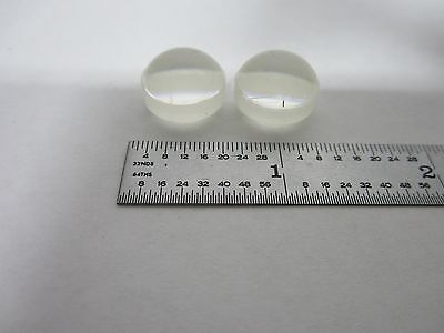 LOT 2 EA OPTICAL CONVEX CONCAVE LENSES LASER OPTICS AS IS BIN#L1-19