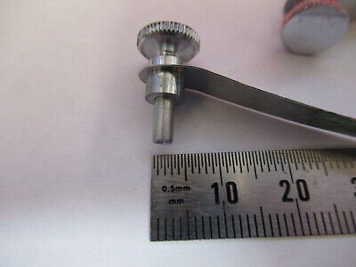 AO SPENCER PAIR CLIPS MICROSCOPE PART AS PICTURED Q3-B-82