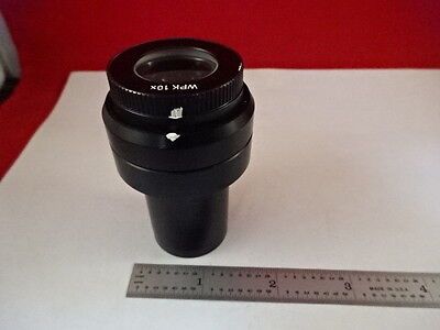 MICROSCOPE PART LEICA REICHERT POLYVAR EYEPIECE WPK 10X OPTICS AS IS B#AH-20