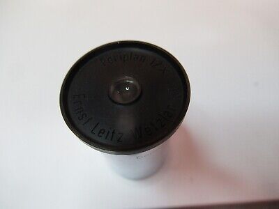 ERNST LEITZ GERMANY 12X EYEPIECE OPTICS MICROSCOPE PART AS PICTURED &Q6-A-93