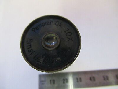 ANTIQUE ERNST LEITZ WETZLAR EYEPIECE10X MICROSCOPE PART AS PICTURED P9-A-76