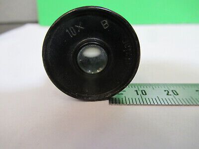 ANTIQUE ERNST LEITZ OCULAR 10X EYEPIECE MICROSCOPE PART AS PICTURED A9-B-32