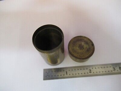 ANTIQUE BRASS HENRY CROUCH LONDON EMPTY OBJECTIVE CANISTER AS PICTURED &Q1-A-09