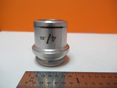 AO AMERICAN OPTICS 4X OBJECTIVE CAT 130 MICROSCOPE PART AS PICTURED &5K-A-28