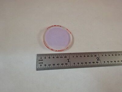 OPTICAL COATED LENS PLANO CONVEX 1.053 nm 128 mm LASER OPTICS AS IS B#N6-B-24