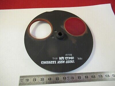 LARGE MIL SPEC OPTICAL RANGEFINDER FILTER ASSEMBLY OPTICS AS PICTURED &9-FT-39B