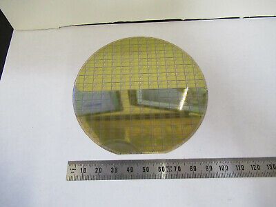 FOR PARTS SAPPHIRE WAFER PLATINUM + GOLD COATED OPTICS AS PICTURED #2-FT-08