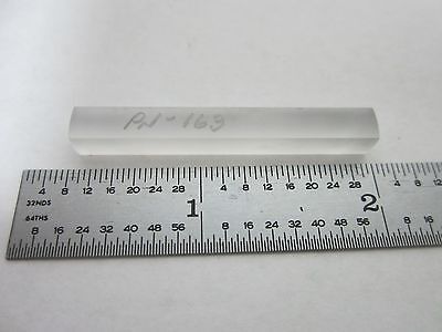 OPTICAL BI CONVEX LENS BAR 163 OPTICS AS IS BIN#R8-23