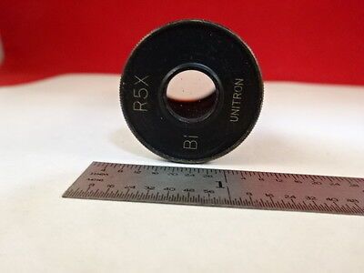 MICROSCOPE PART UNITRON EYEPIECE OCULAR R5X Bi OPTICS AS IS B#X6-B-18