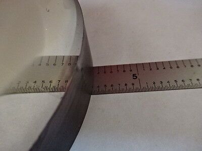 FOR PARTS OPTICAL PLANO CONVEX LENS FL 3" [CHIP EDGE]  OPTICS #21-A-07