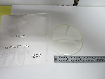 OPTICAL BAYER CONVEX CONCAVE LENS GLASS BLANK 1.5 INDEX OPTICS BIN#8X-T-3