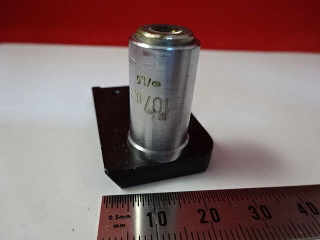 CARL ZEISS OBJECTIVE 10X EPIPLAN MICROSCOPE PART OPTICS AS IS &U7-B-33