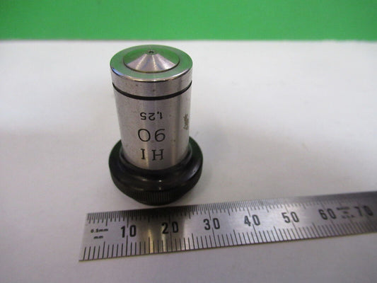 CARL ZEISS JENA 90 OBJECTIVE LENS OPTICS MICROSCOPE PART AS PICTURED &W4-A-51