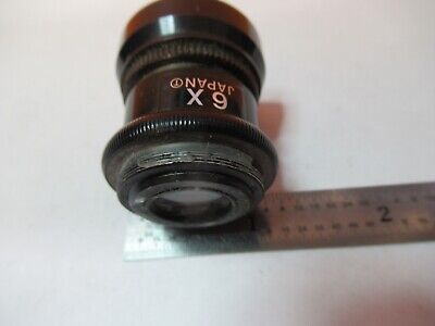 VINTAGE EYEPIECE JAPAN 6X LENS MICROSCOPE PART AS PICTURED &7B-B-145