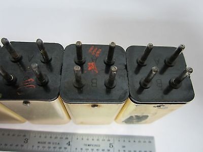 LOT 6 EA MOTOROLA QUARTZ CRYSTAL FREQUENCY CONTROL RADIO AS IS BIN#K6-06