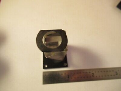 VICKERS ENGLAND MOUNTED GLASS PRISM optics MICROSCOPE PART AS PICTURED &FT-6-07