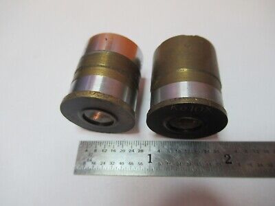 LOT UNITRON EYEPIECES Ke10X OCULAR OPTICS MICROSCOPE PART AS PICTURED &G1-A-54