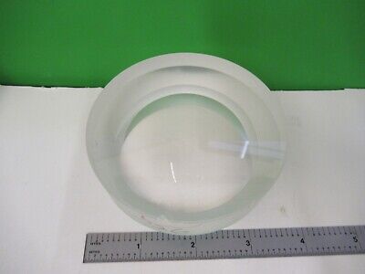 OPTICAL LARGE HEAVY THICK PL CC LENS BK7 GLASS LASER OPTICS AS PICTURED &T2-B-11