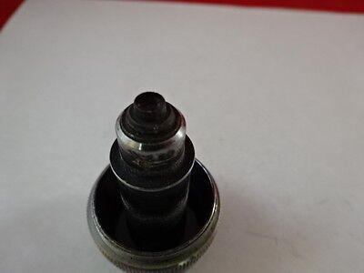 FOR PARTS OBJECTIVE [cracked glass] OPTICS MICROSCOPE PART AS IS BIN#L9-B-41