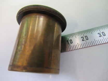 CARL ZEISS JENA ANTIQUE BRASS EYEPIECE MICROSCOPE PART AS PICTURED P2-B-76