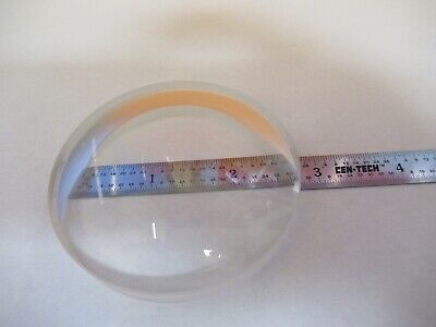 OPTICAL BK7 CONVEX CONCAVE LARGE LENS [chip edge) OPTICS AS PICTURED &27-B-13