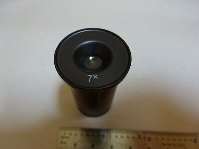 EYEPIECE 7X OPTICS MICROSCOPE PART AS IS &Z7-D-11