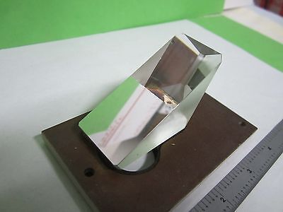 MICROSCOPE PART MOUNTED PRISM OPTICS AS PICTURED BIN#P5-A-85BB