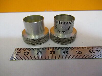 SPENCER AO ANTIQUE PAIR KNOBS MICROSCOPE PART AS PICTURED 8Y-A-62