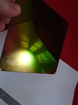 MASK CHROMIUM ON GLASS MIRROR OPTICAL OPTICS AS PICTURED &67-A-18