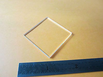 OPTICAL WINDOW SQUARE GLASS LASER OPTICS #6V-42