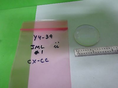 OPTICAL CONVEX CONCAVE LENS JML #1 LASER OPTICS AS IS BIN#Y4-39