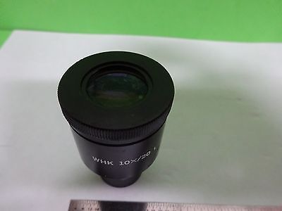 MICROSCOPE PART OLYMPUS JAPAN EYEPIECE WHK 10X/22 L BH2 OPTICS AS IS BIN#V8-06