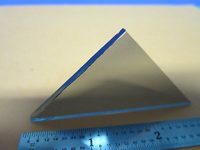 OPTICAL GLASS TRIANGLE CROSS PATTERNED  LASER OPTICS #D7-85