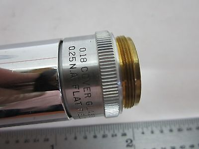 MICROSCOPE PART INDUSTRIAL BAUSCH LOMB 10X OBJECTIVE OPTICS AS IS BIN#J8-08