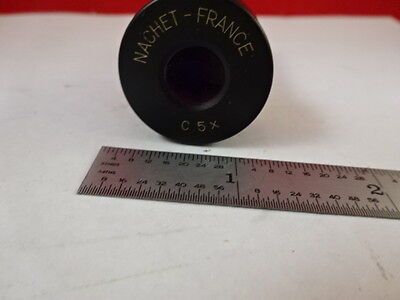 MIKROSKOPTEIL NACHET FRANCE OCULAR C 5X OPTICS AS IS B#U1-B-05