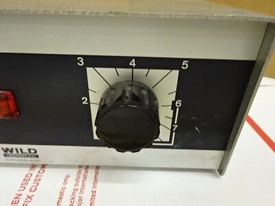 WILD HEERBRUGG SWISS MICROSCOPE PART POWER SUPPLY DC 6 VOLTS AS IS #TA-3