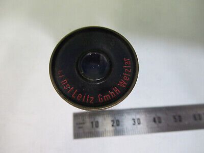 ANTIQUE ERNST LEITZ 10X B  GERMANY EYEPIECE MICROSCOPE PART AS PICTURED Q9-A-24